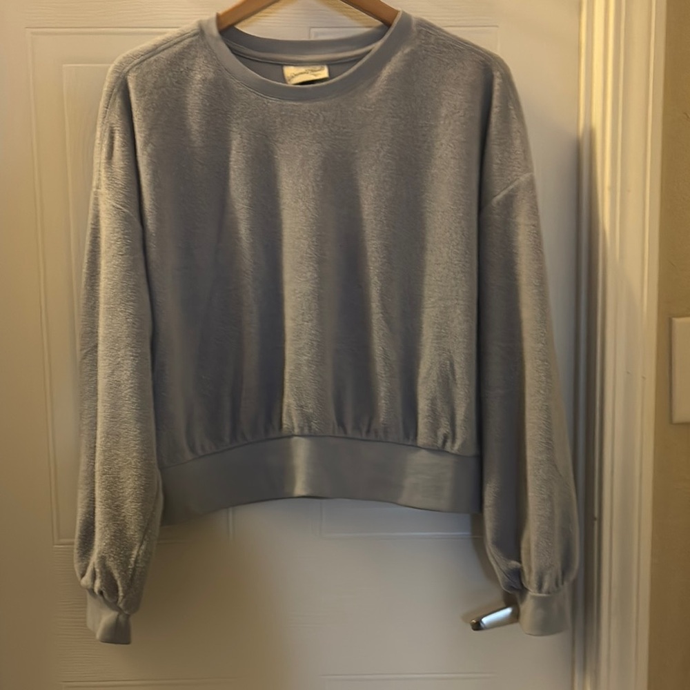 Cozy Blue Crewneck Sweatshirt